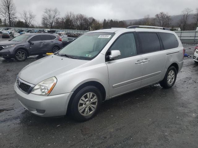 KNDMG4C73C6445444 - 2012 KIA SEDONA LX SILVER photo 1