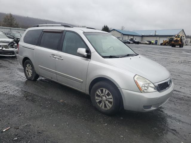 KNDMG4C73C6445444 - 2012 KIA SEDONA LX SILVER photo 4