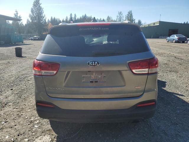 5XYPG4A39JG425173 - 2018 KIA SORENTO LX GRAY photo 6