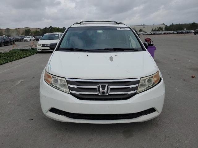 5FNRL5H62CB077530 - 2012 HONDA ODYSSEY EXL WHITE photo 5