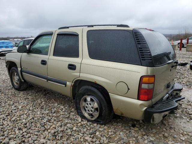 1GNEK13V33J251999 - 2003 CHEVROLET TAHOE K1500 TAN photo 2