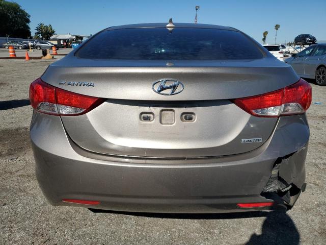 5NPDH4AE7DH434632 - 2013 HYUNDAI ELANTRA GLS GOLD photo 6