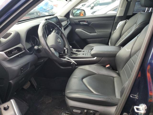 5TDGZRBH1MS150200 - 2021 TOYOTA HIGHLANDER XLE Mavi foto 7