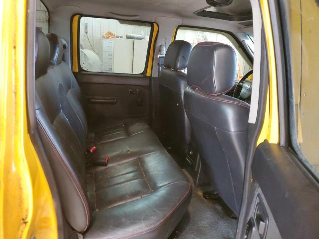 1N6MD29Y42C316641 - 2002 NISSAN FRONTIER CREW CAB SC YELLOW photo 11