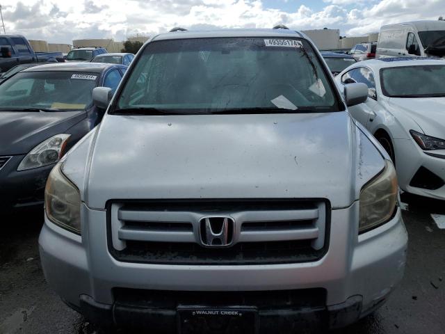 2HKYF18597H515597 - 2007 HONDA PILOT EXL SILVER photo 5