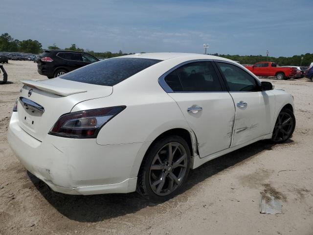 1N4AA5AP8EC487549 - 2014 NISSAN MAXIMA S WHITE photo 3