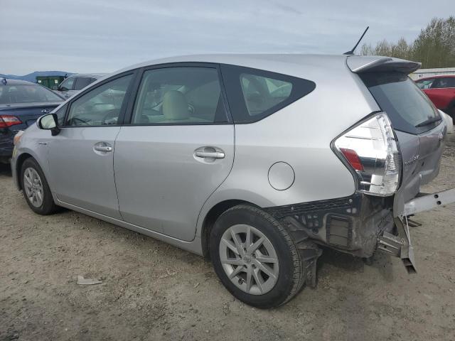 JTDZN3EU7E3314840 - 2014 TOYOTA PRIUS V SILVER photo 2