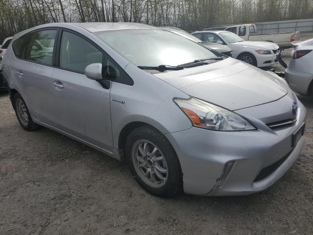 JTDZN3EU7E3314840 - 2014 TOYOTA PRIUS V SILVER photo 4