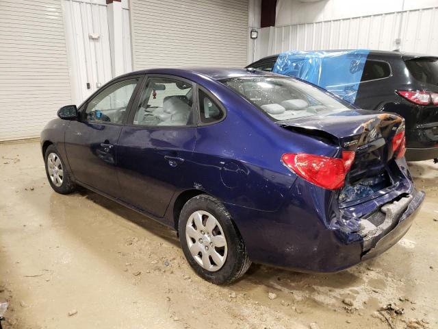 KMHDU46D47U126142 - 2007 HYUNDAI ELANTRA GLS BLUE photo 2