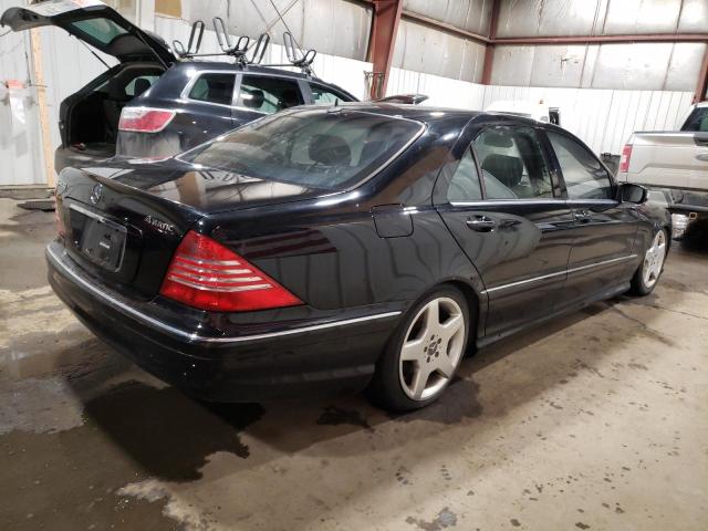 WDBNG83J14A427691 - 2004 MERCEDES-BENZ S 430 4MATIC BLACK photo 3