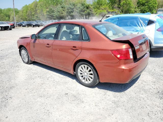 JF1GE60679H511233 - 2009 SUBARU IMPREZA 2.5I PREMIUM ORANGE photo 2