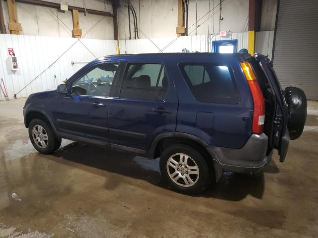 SHSRD78804U210130 - 2004 HONDA CR-V EX BLUE photo 2