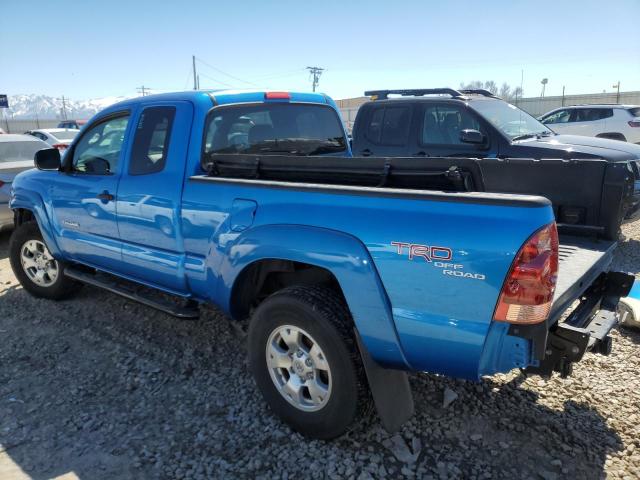 5TETU62N36Z232825 - 2006 TOYOTA TACOMA PRERUNNER ACCESS CAB BLUE photo 2