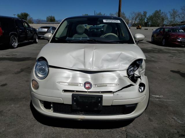 3C3CFFAR6FT594587 - 2015 FIAT 500 POP WHITE photo 5