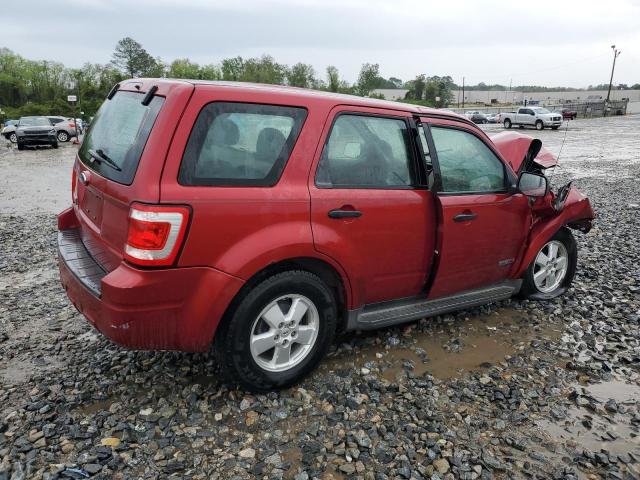 1FMCU02Z98KD07028 - 2008 FORD ESCAPE XLS RED photo 3