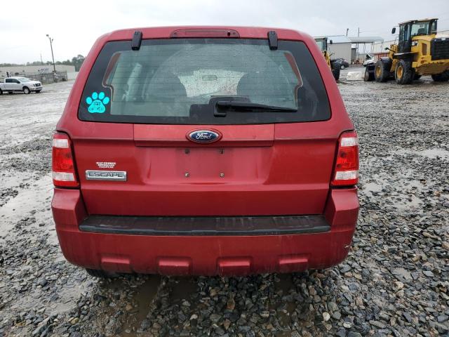 1FMCU02Z98KD07028 - 2008 FORD ESCAPE XLS RED photo 6