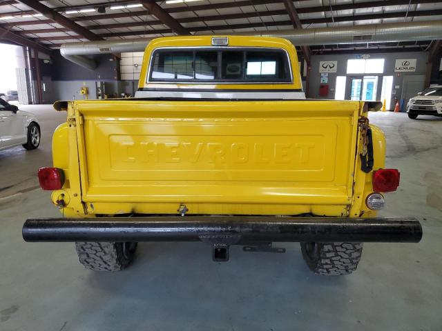 KE141Z610242 - 1971 CHEVROLET CUSTOM 10 YELLOW photo 6