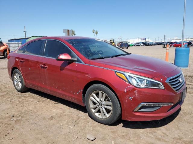 5NPE24AF7FH155621 - 2015 HYUNDAI SONATA SE RED photo 4