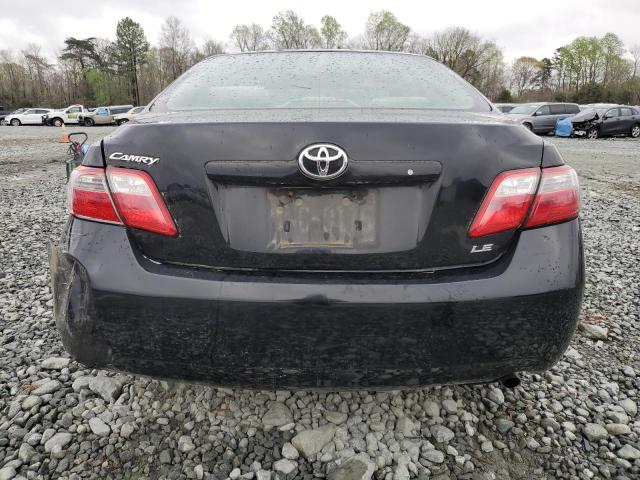 4T1BE46K58U786081 - 2008 TOYOTA CAMRY CE BLACK photo 6