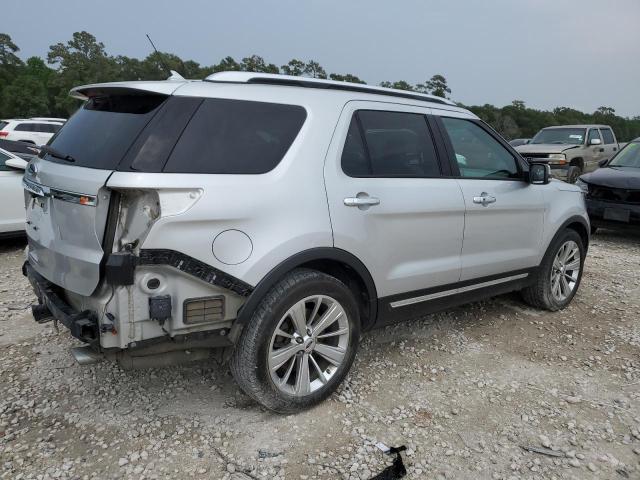 1FM5K7F86KGB48651 - 2019 FORD EXPLORER LIMITED SILVER photo 3