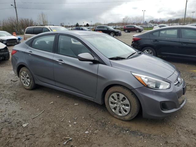 KMHCT4AE2GU035885 - 2016 HYUNDAI ACCENT SE GRAY photo 4