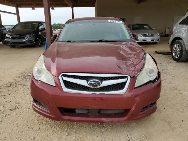 4S3BMBA68C3040549 - 2012 SUBARU LEGACY 2.5I MAROON photo 5