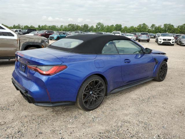 WBS33BA09NCJ27908 - 2022 BMW M4 COMPETITION BLUE photo 3