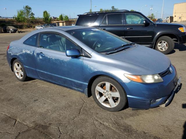 2HGFG12848H520645 - 2008 HONDA CIVIC EX BLUE photo 4