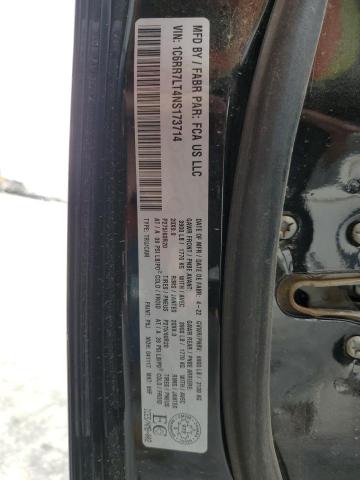 1C6RR7LT4NS173714 - 2022 RAM 1500 CLASS SLT 黑色 照片 12