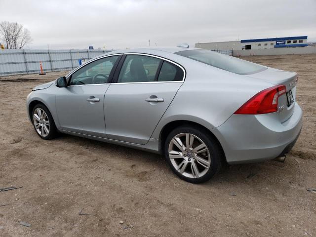 YV1612FH0D2216984 - 2013 VOLVO S60 T5 SILVER photo 2