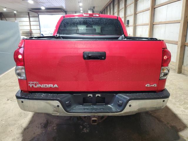 5TBDV58158S491194 - 2008 TOYOTA TUNDRA CREWMAX LIMITED RED photo 6
