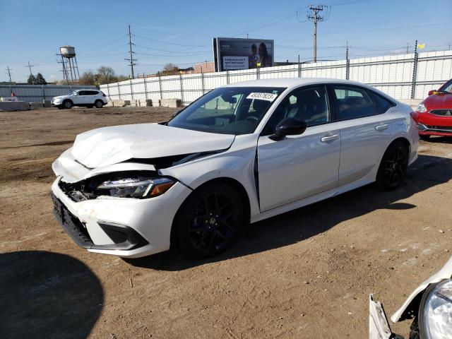 2HGFE2F55NH585821 - 2022 HONDA CIVIC SPORT 白色 照片 1