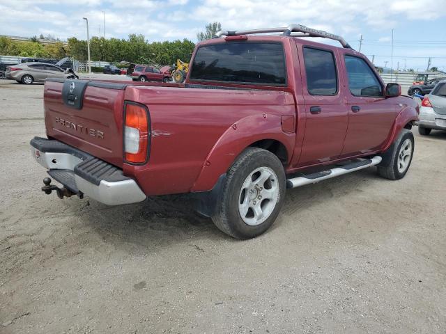 1N6MD27T71C381019 - 2001 NISSAN FRONTIER CREW CAB SC BURGUNDY photo 3