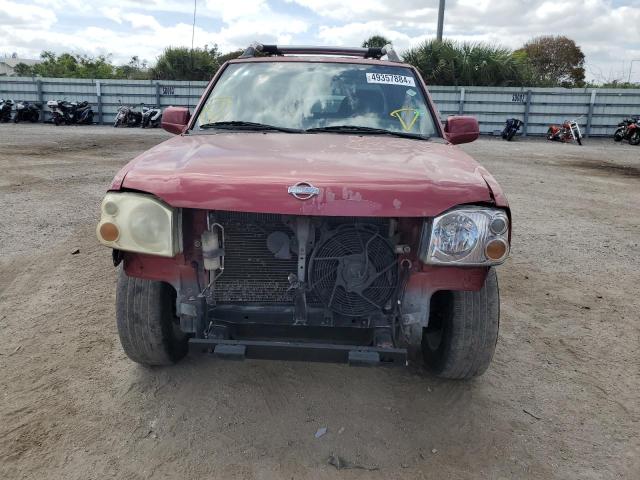 1N6MD27T71C381019 - 2001 NISSAN FRONTIER CREW CAB SC BURGUNDY photo 5