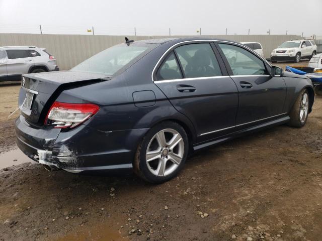 WDDGF5EB3BR142562 - 2011 MERCEDES-BENZ C 300 GRAY photo 3