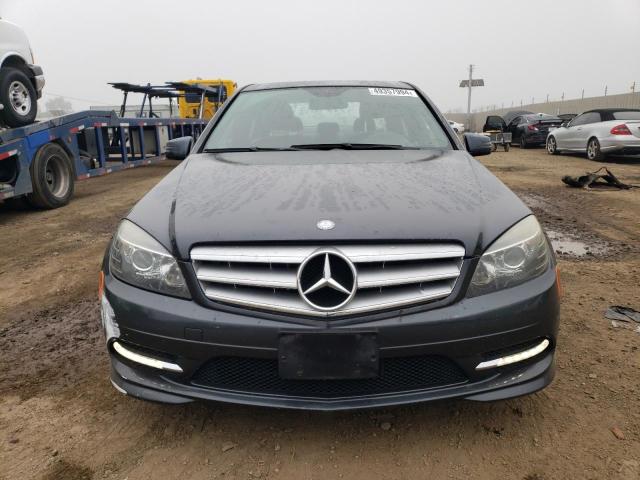 WDDGF5EB3BR142562 - 2011 MERCEDES-BENZ C 300 GRAY photo 5