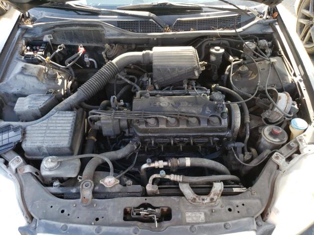 2HGEJ6576YH587910 - 2000 HONDA CIVIC LX GRAY photo 11