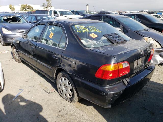 2HGEJ6576YH587910 - 2000 HONDA CIVIC LX GRAY photo 2