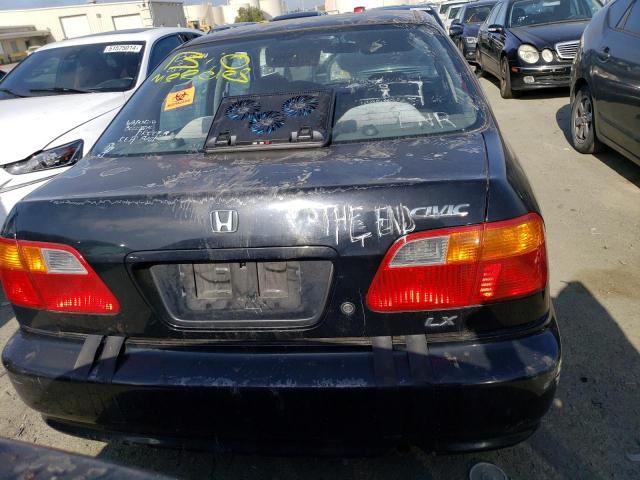 2HGEJ6576YH587910 - 2000 HONDA CIVIC LX GRAY photo 6