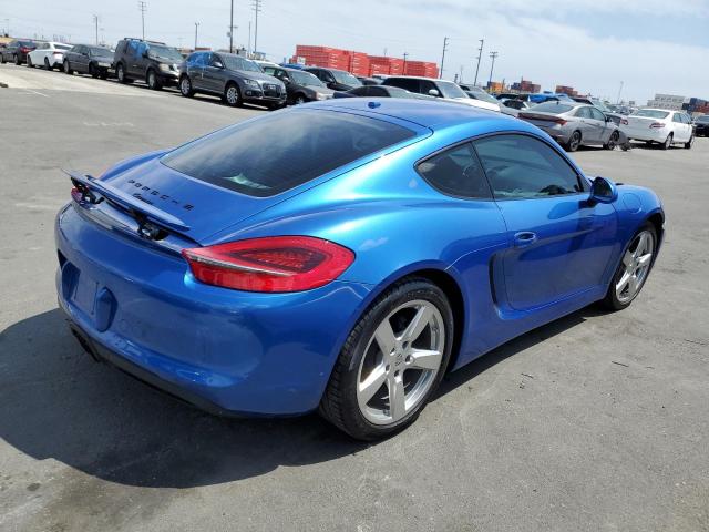 WP0AA2A80GK171606 - 2016 PORSCHE CAYMAN BLUE photo 3