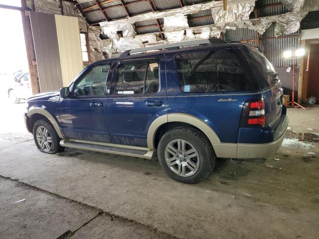 1FMEU74E67UB46426 - 2007 FORD EXPLORER EDDIE BAUER BLUE photo 2