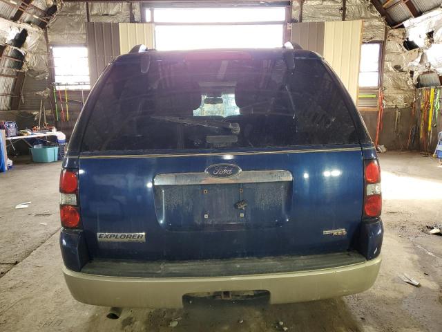 1FMEU74E67UB46426 - 2007 FORD EXPLORER EDDIE BAUER BLUE photo 6