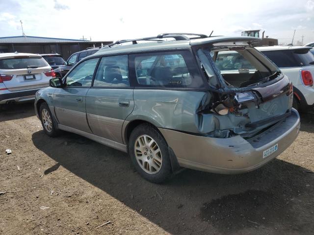 4S3BH806737610137 - 2003 SUBARU LEGACY OUTBACK H6 3.0 LL BEAN GREEN photo 2