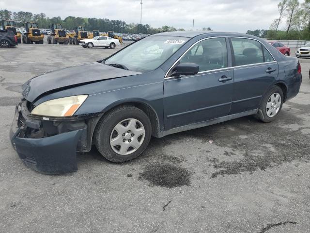 3HGCM56487G700137 - 2007 HONDA ACCORD LX BLUE photo 1