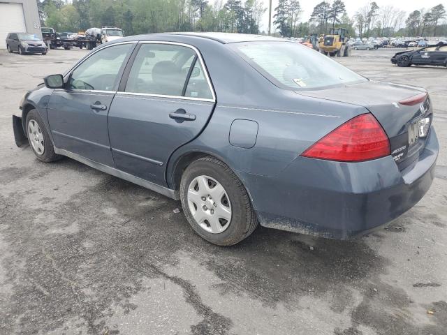 3HGCM56487G700137 - 2007 HONDA ACCORD LX BLUE photo 2