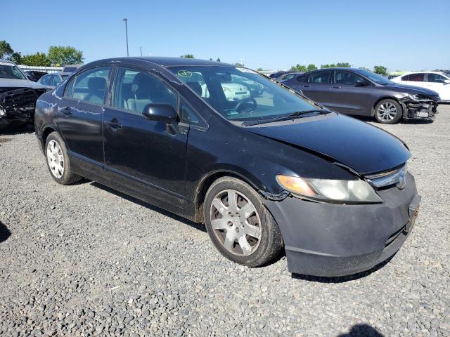 2HGFA16508H521342 - 2008 HONDA CIVIC LX BLACK photo 4