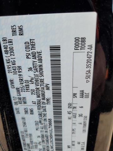 5LMCJ3C95HUL70668 - 2017 LINCOLN MKC RESERVE BLACK photo 13