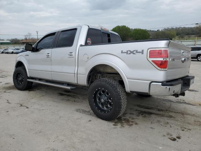 1FTFW1EV9AFD83969 - 2010 FORD F150 SUPERCREW SILVER photo 2