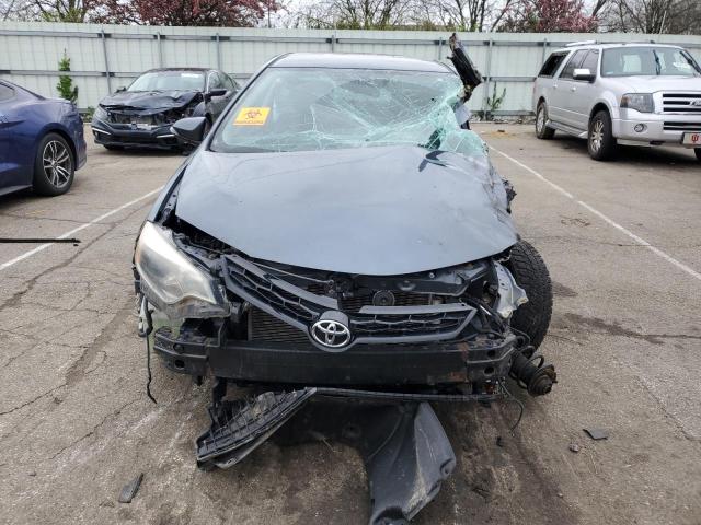 2T1BURHEXEC137378 - 2014 TOYOTA COROLLA L GRAY photo 5