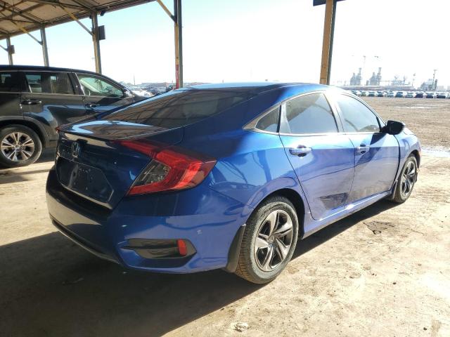 19XFC2F67KE042541 - 2019 HONDA CIVIC LX BLUE photo 3